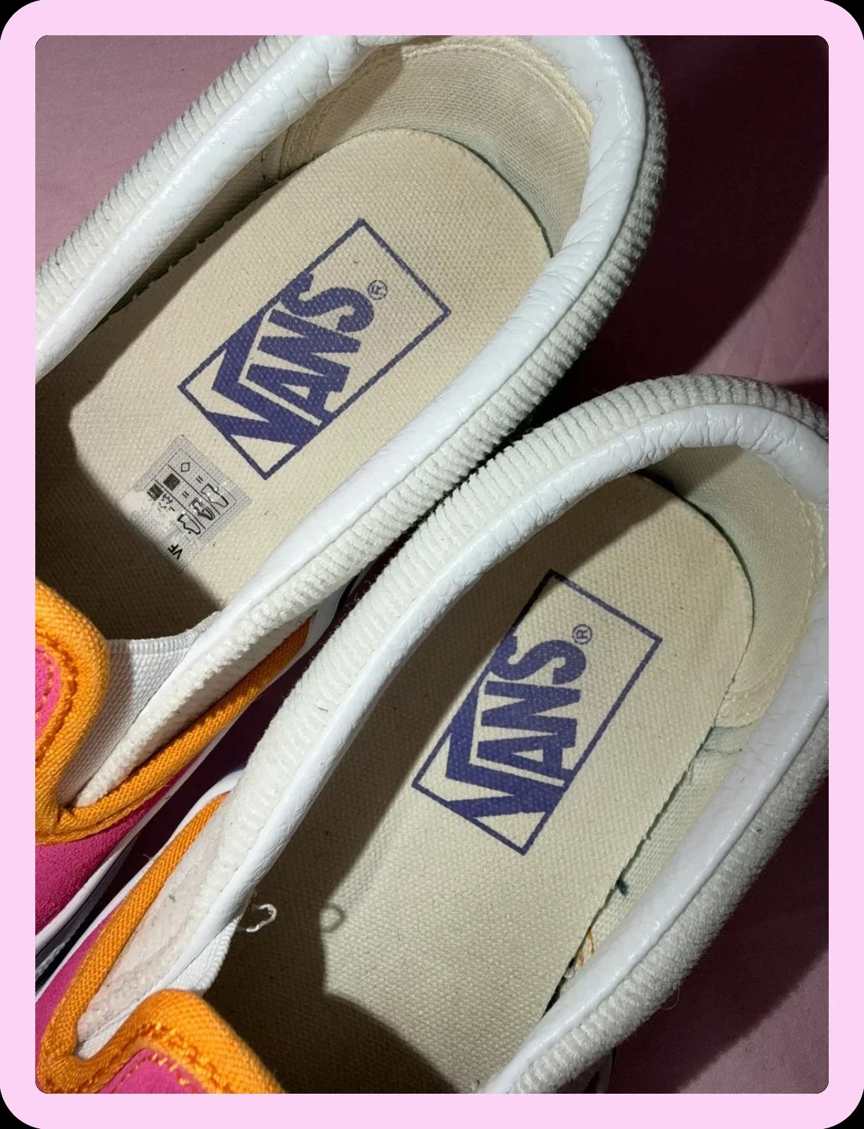 Vans Classic no Slip-On roze oranje maat 36,5 – photo 4